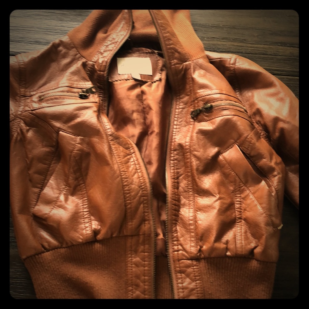 Stylish Brown Leather Jacket